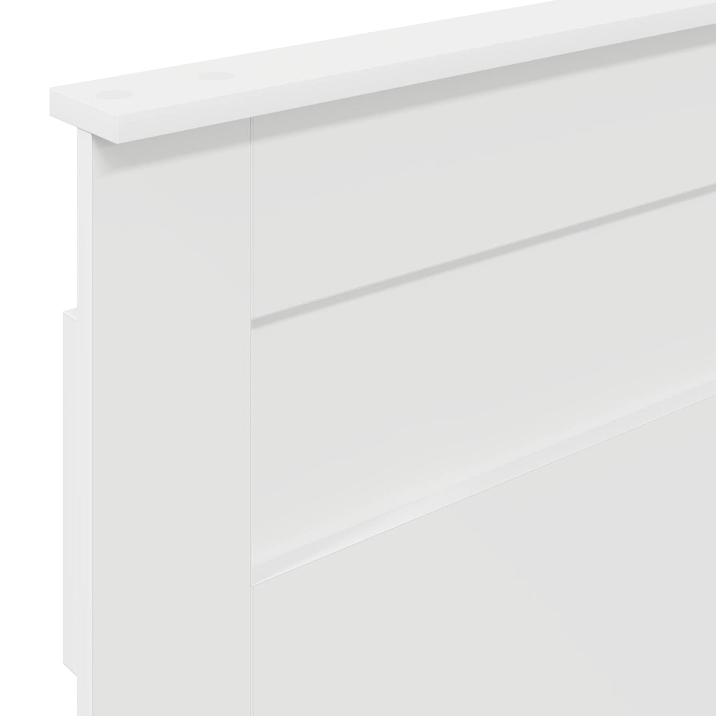 vidaXL Headboard White Engineered wood
