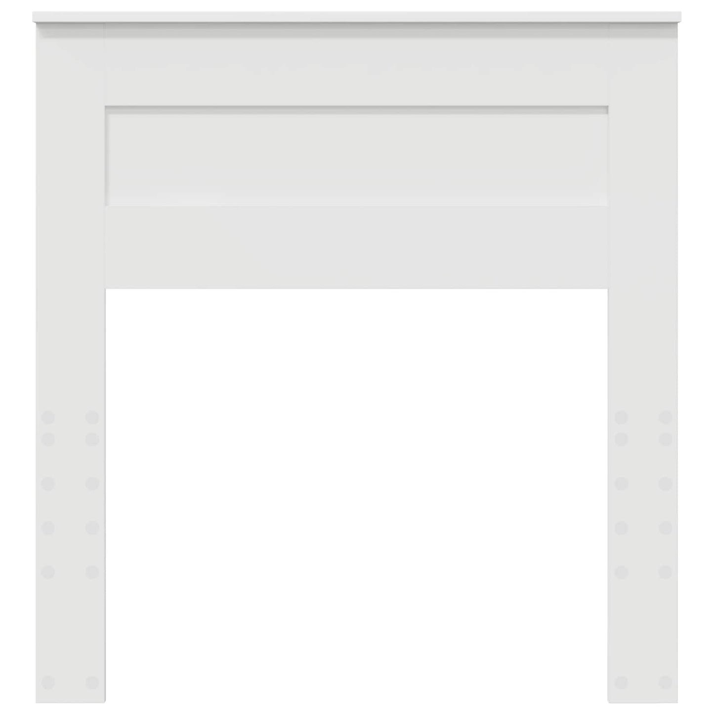 vidaXL Headboard White Engineered wood