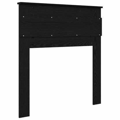 vidaXL Headboard Black Oak Engineered wood