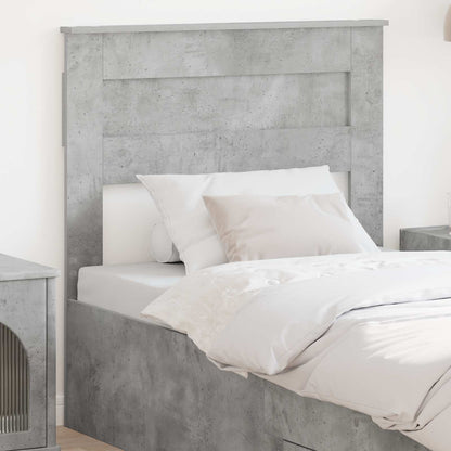 vidaXL Headboard Concrete Grey Engineered wood