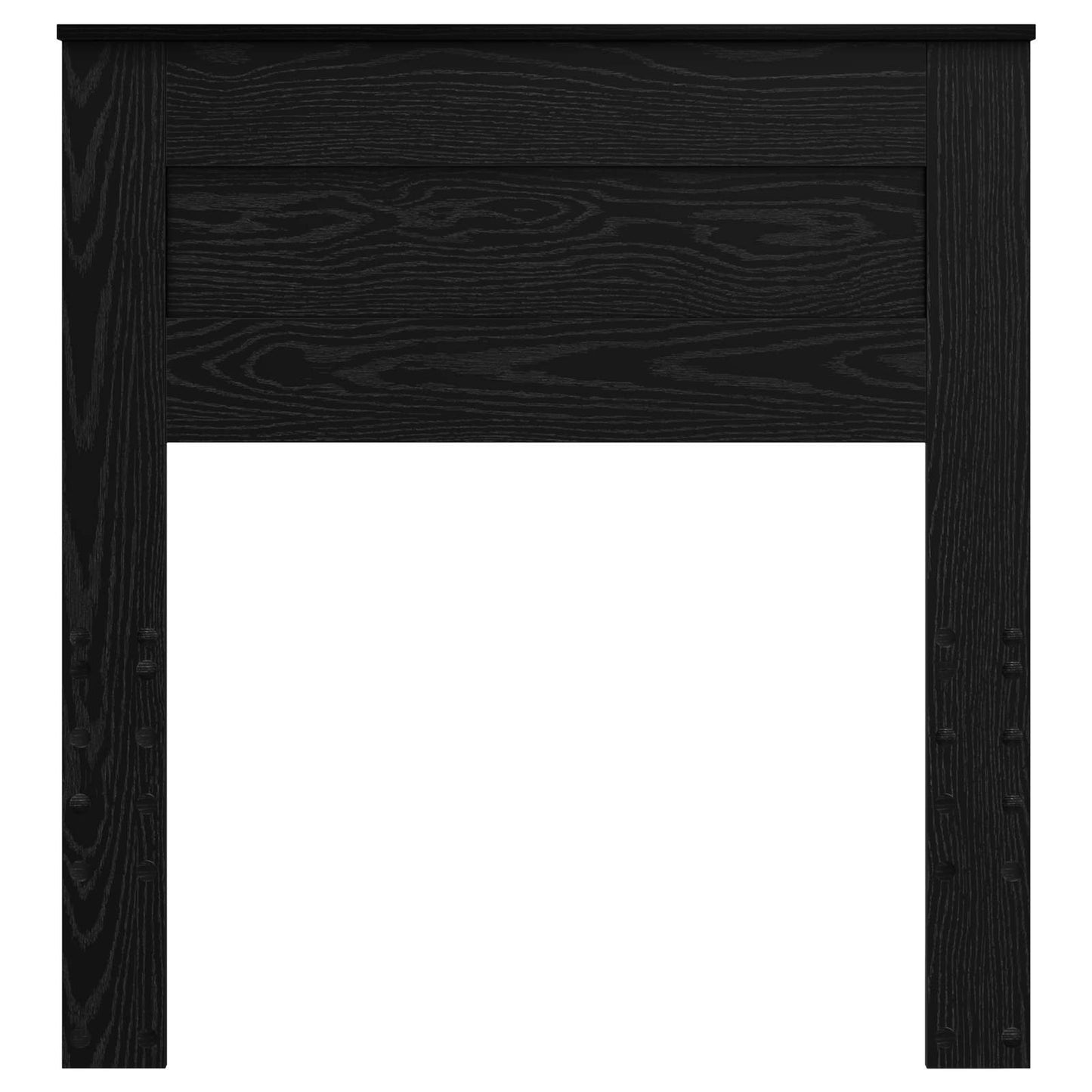 vidaXL Headboard Black Oak Engineered wood