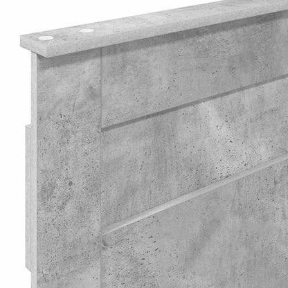 vidaXL Headboard Concrete Grey Engineered wood