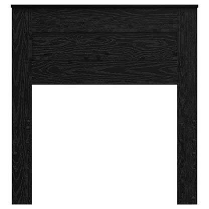 vidaXL Headboard Black Oak Engineered wood
