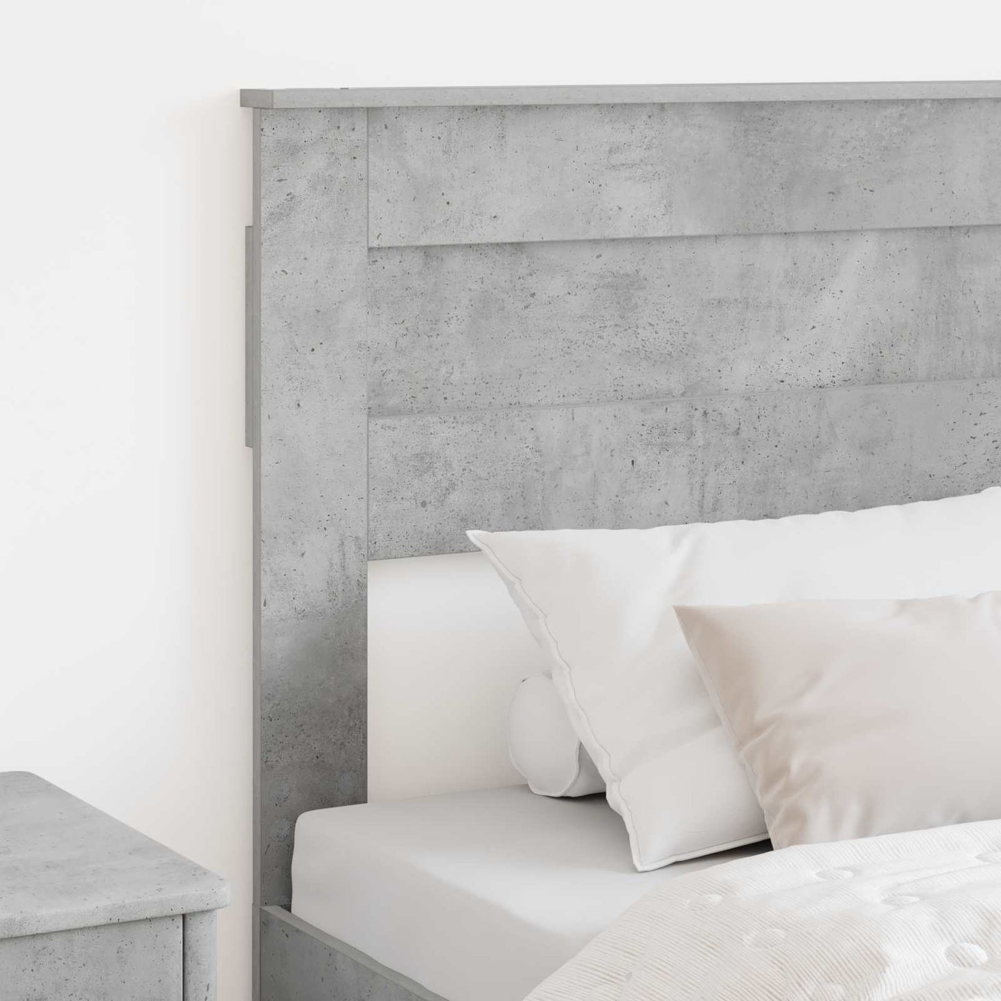 vidaXL Headboard Concrete Grey Engineered wood