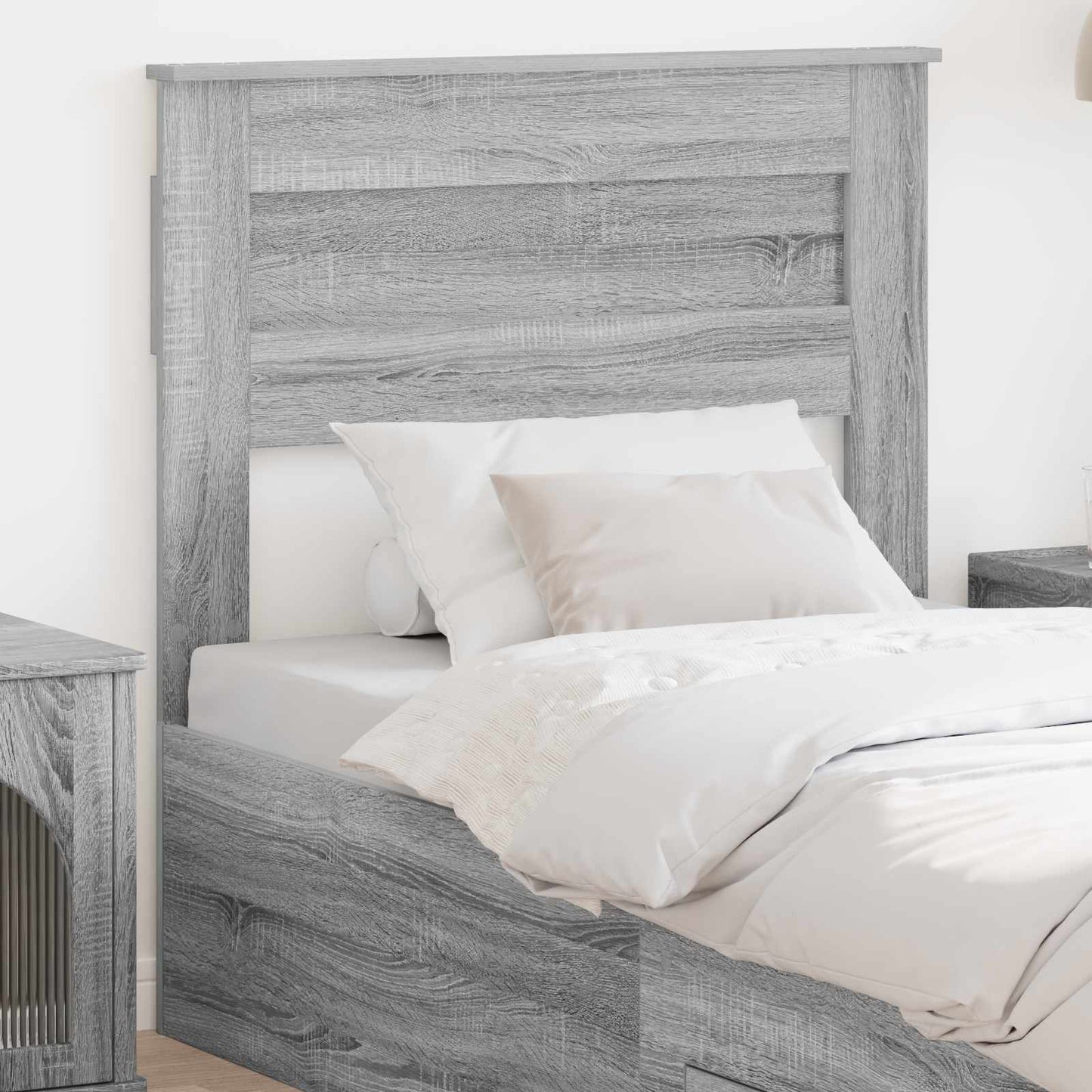 vidaXL Headboard Grey Sonoma Engineered wood