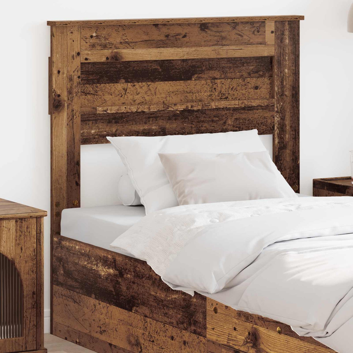 vidaXL Headboard Old Wood Engineered wood