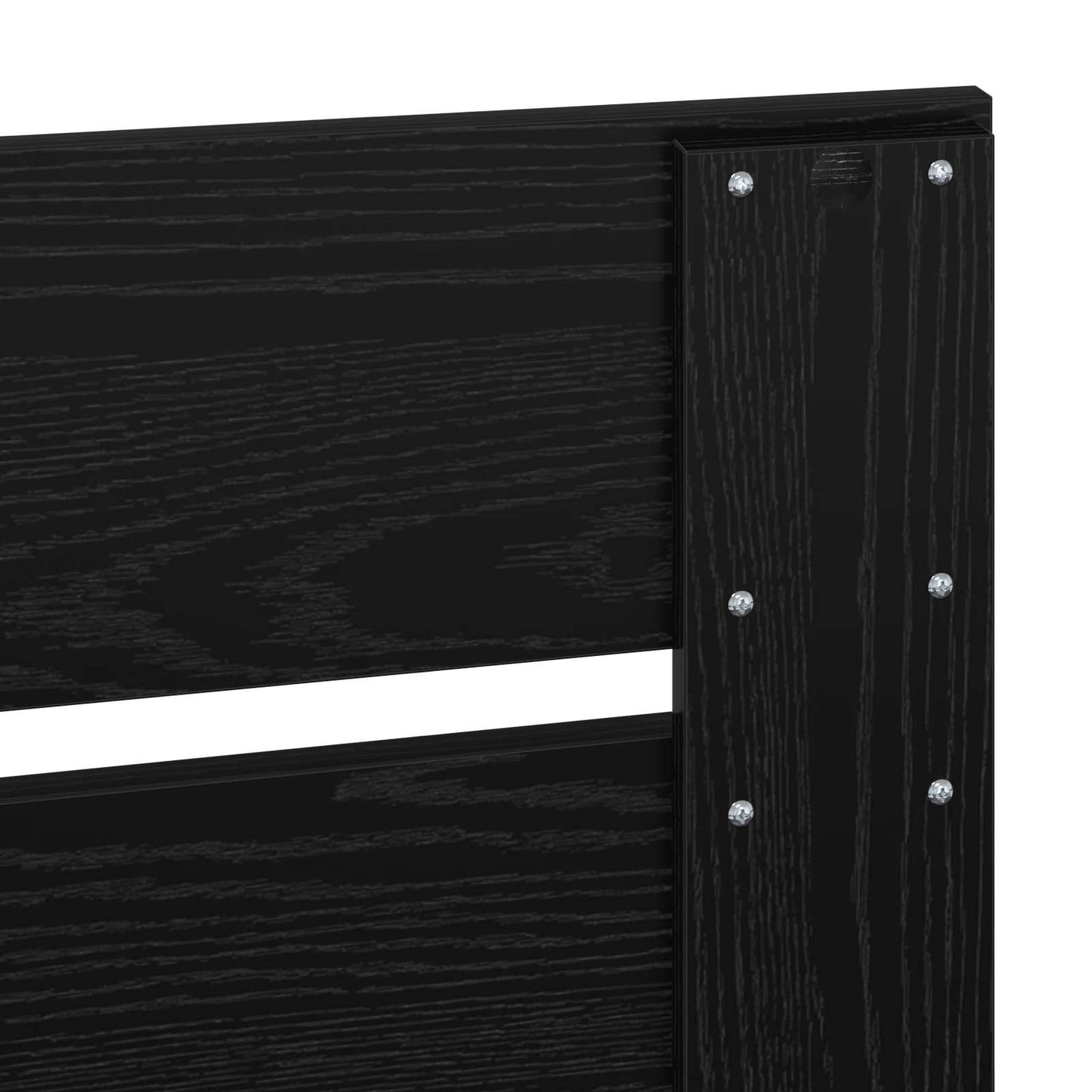 vidaXL Headboard Black Oak Engineered wood