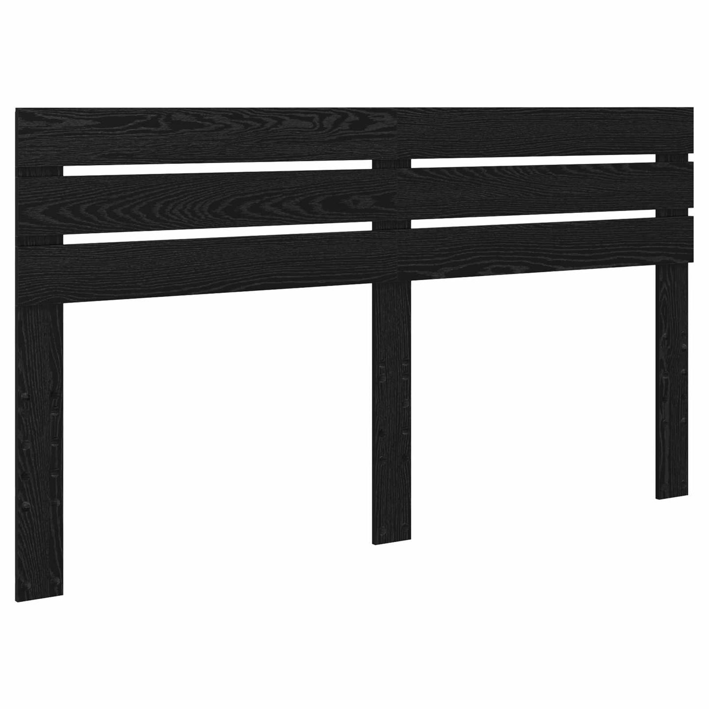 vidaXL Headboard Black Oak Engineered wood