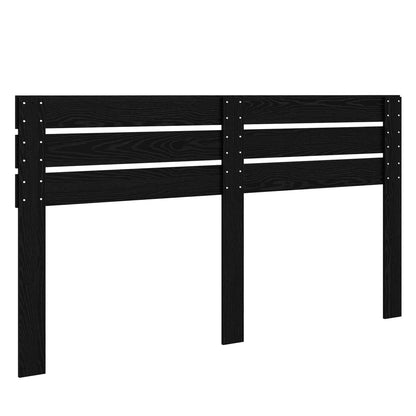 vidaXL Headboard Black Oak Engineered wood