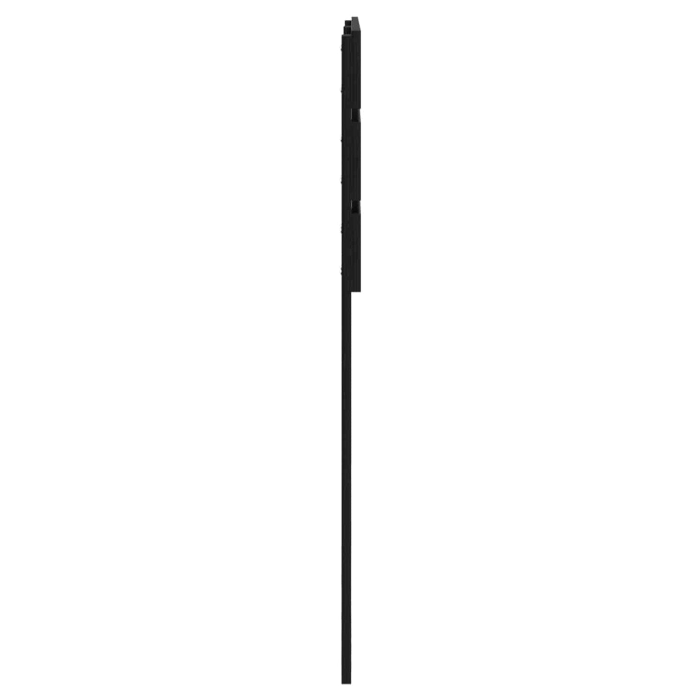 vidaXL Headboard Black Oak Engineered wood