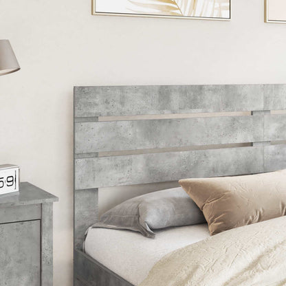 vidaXL Headboard Concrete Grey Engineered wood