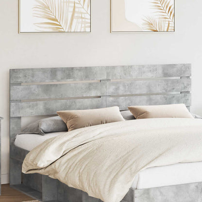 vidaXL Headboard Concrete Grey Engineered wood