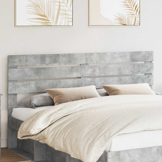 vidaXL Headboard Concrete Grey Engineered wood