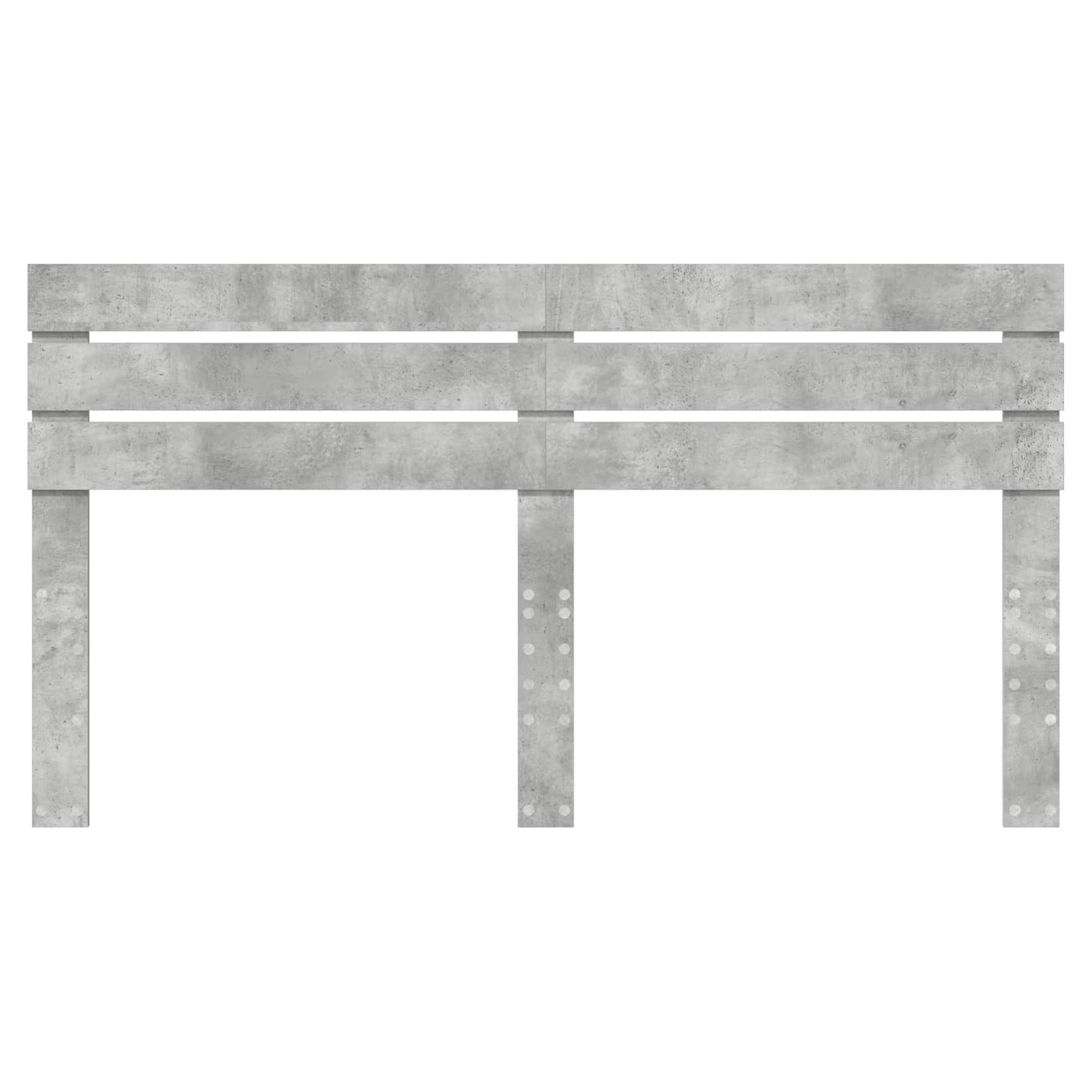 vidaXL Headboard Concrete Grey Engineered wood