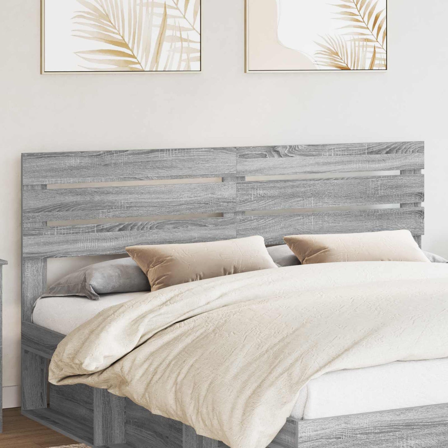 vidaXL Headboard Grey Sonoma Engineered wood
