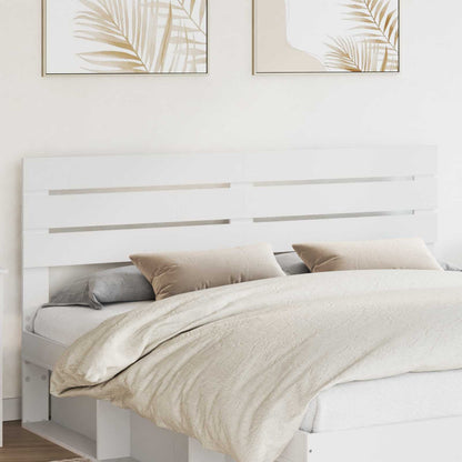 vidaXL Headboard White Engineered wood