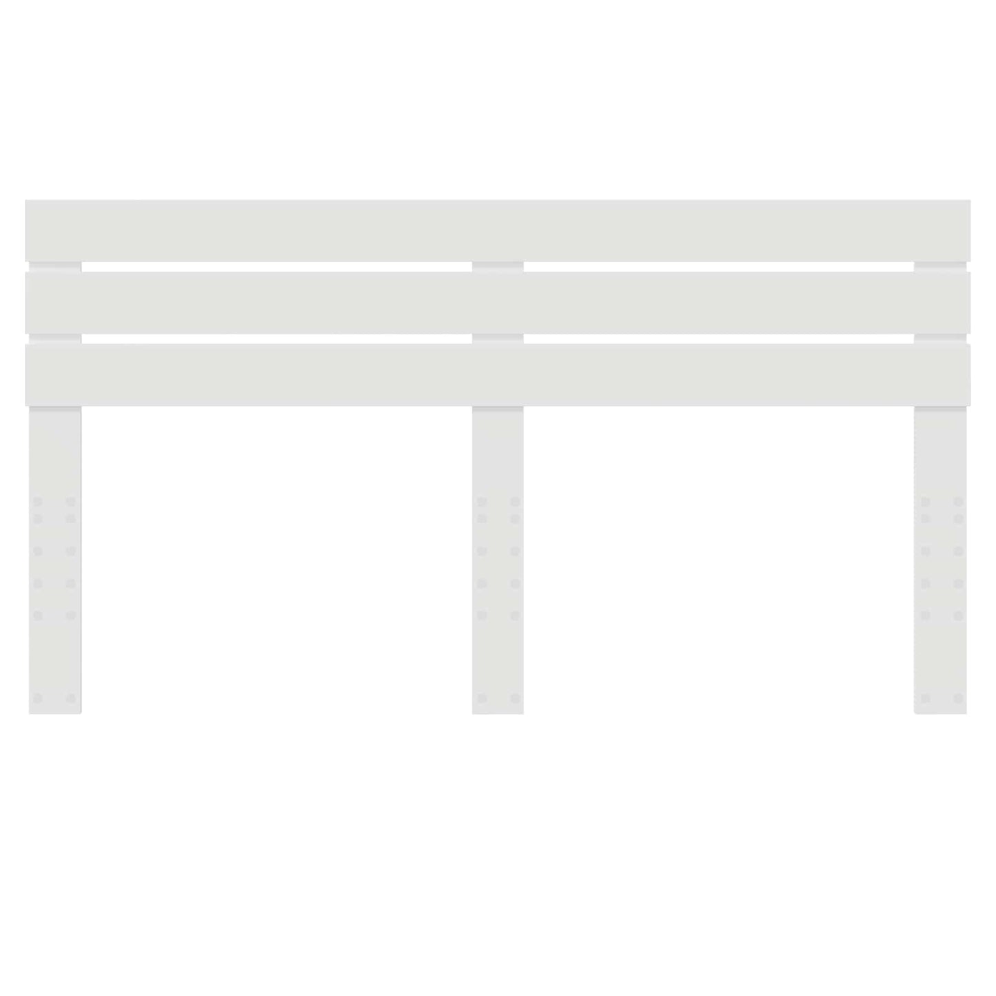 vidaXL Headboard White Engineered wood