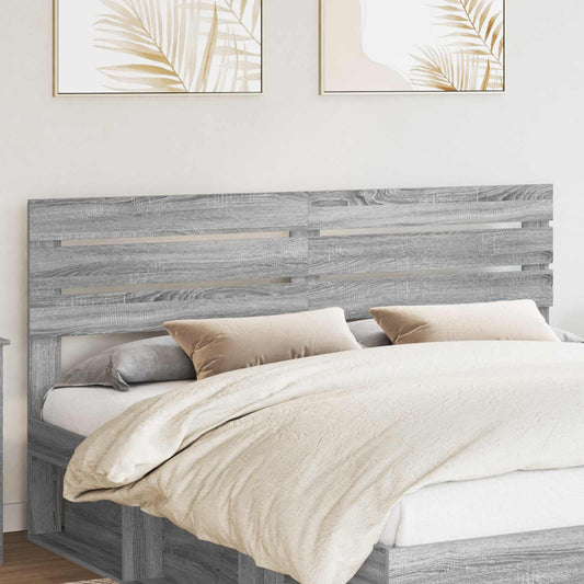 vidaXL Headboard Grey Sonoma Engineered wood