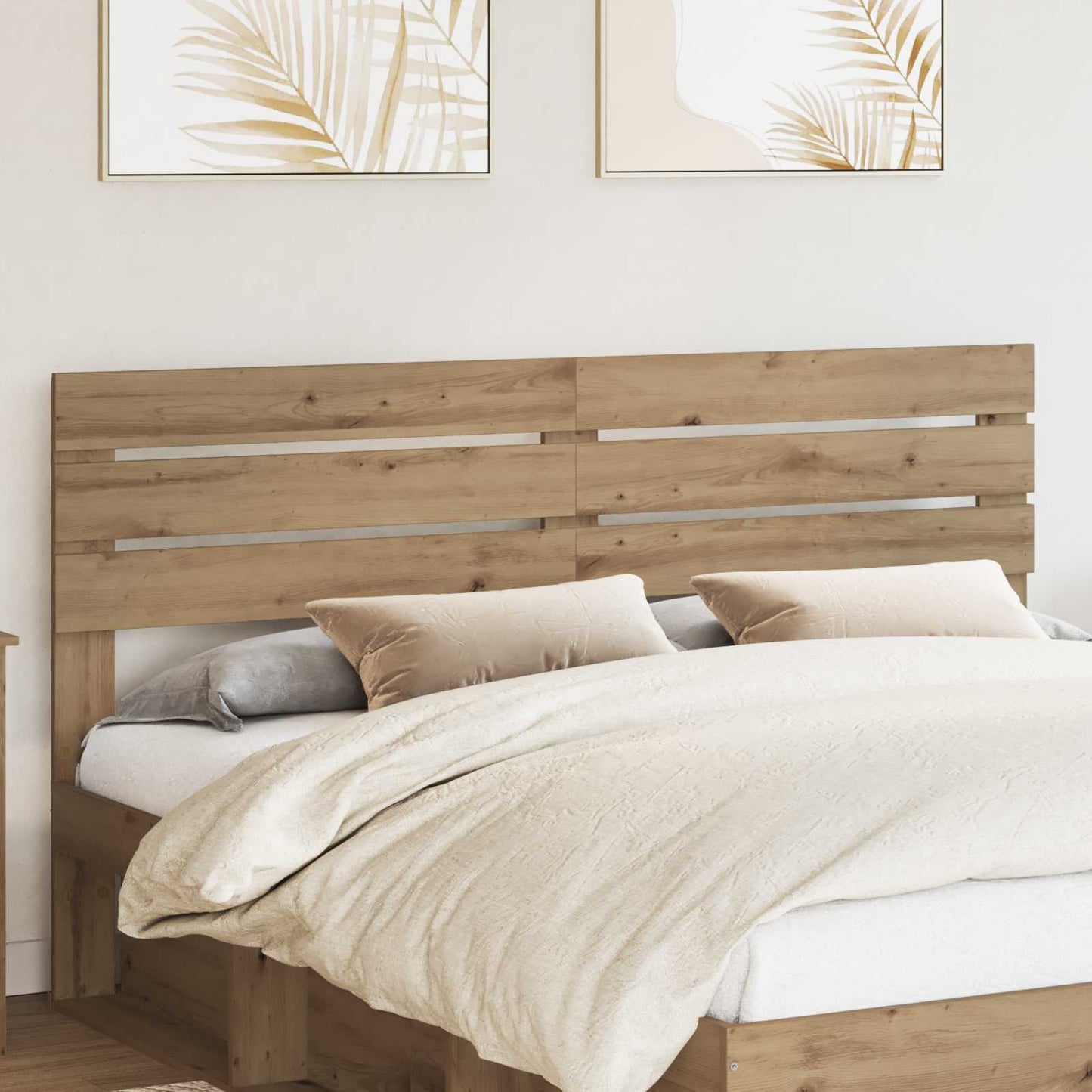 vidaXL Headboard Artisan Oak Engineered wood