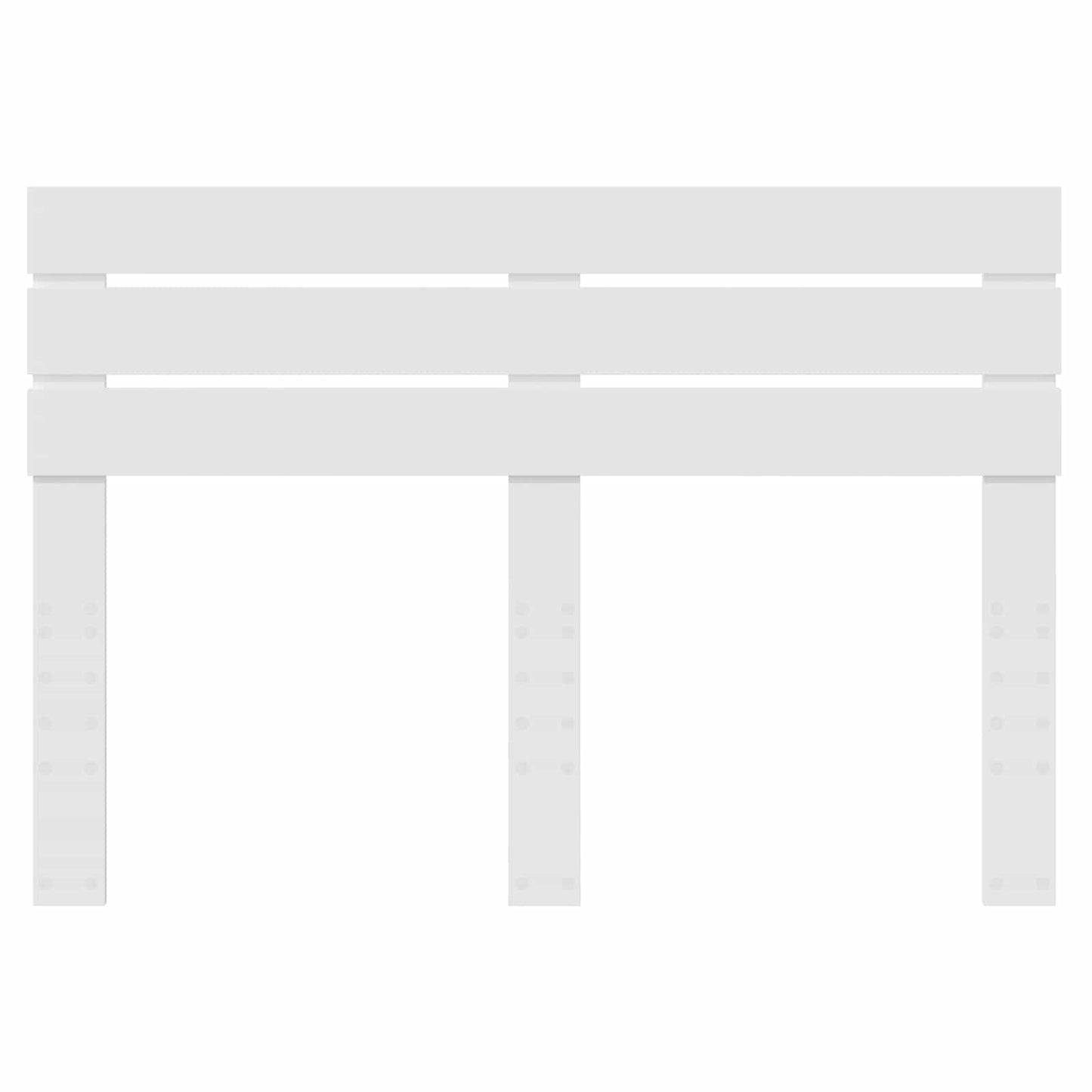 vidaXL Headboard White Engineered wood