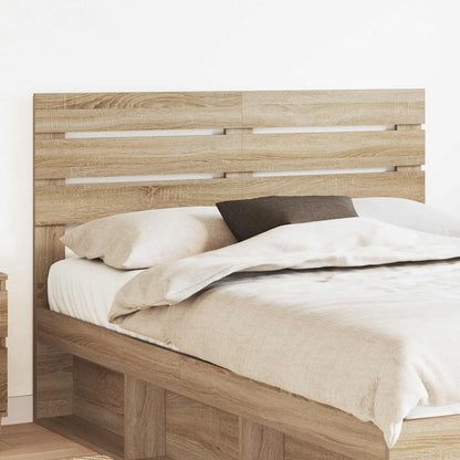 vidaXL Headboard Sonoma Oak Engineered wood
