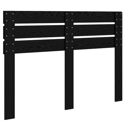 vidaXL Headboard Black Oak Engineered wood