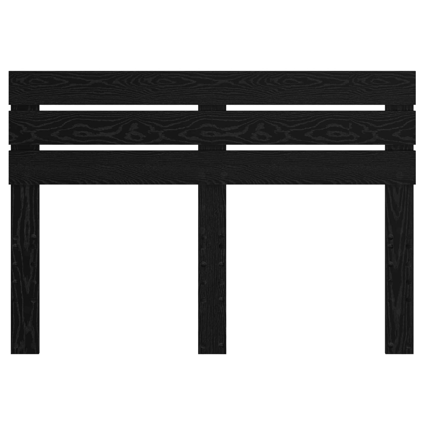 vidaXL Headboard Black Oak Engineered wood