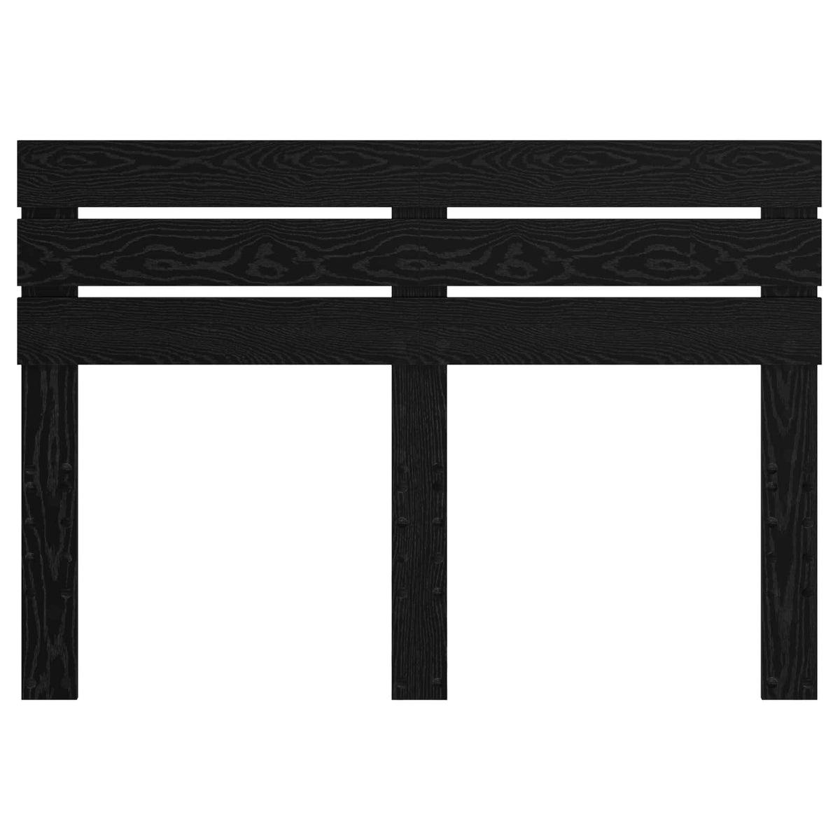 vidaXL Headboard Black Oak Engineered wood