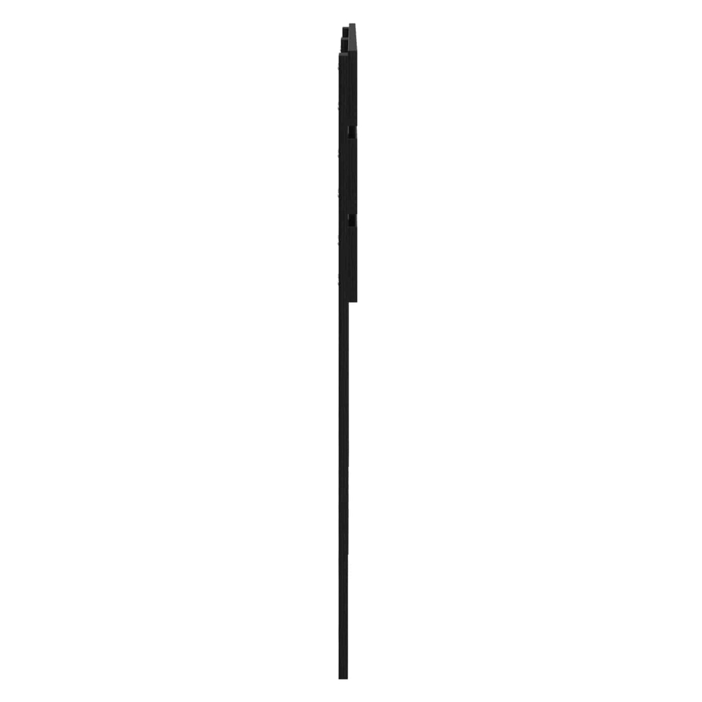 vidaXL Headboard Black Oak Engineered wood