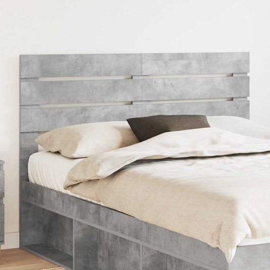 vidaXL Headboard Concrete Grey Engineered wood