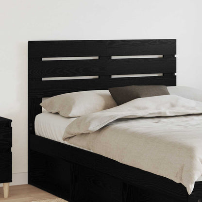 vidaXL Headboard Black Oak Engineered wood