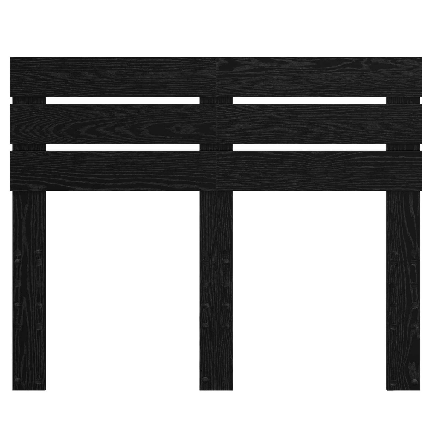 vidaXL Headboard Black Oak Engineered wood
