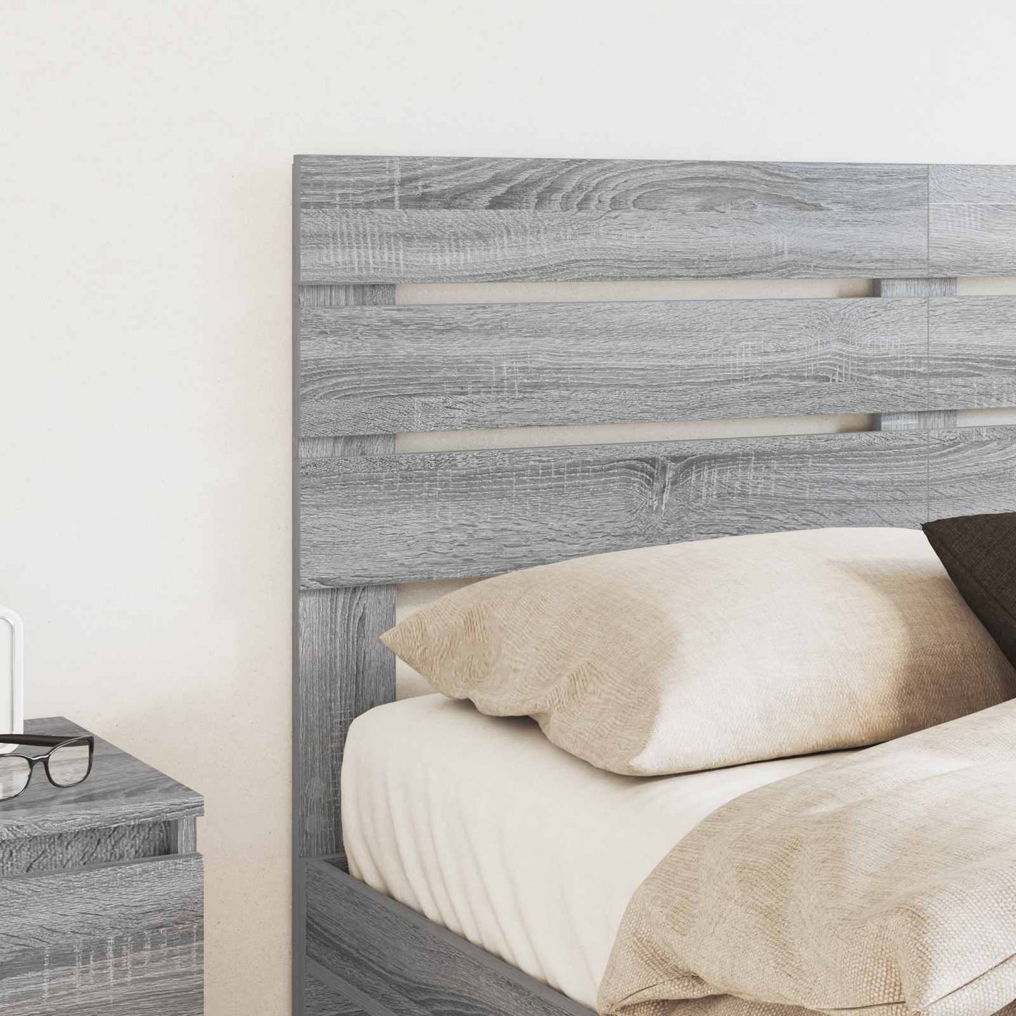 vidaXL Headboard Grey Sonoma Engineered wood