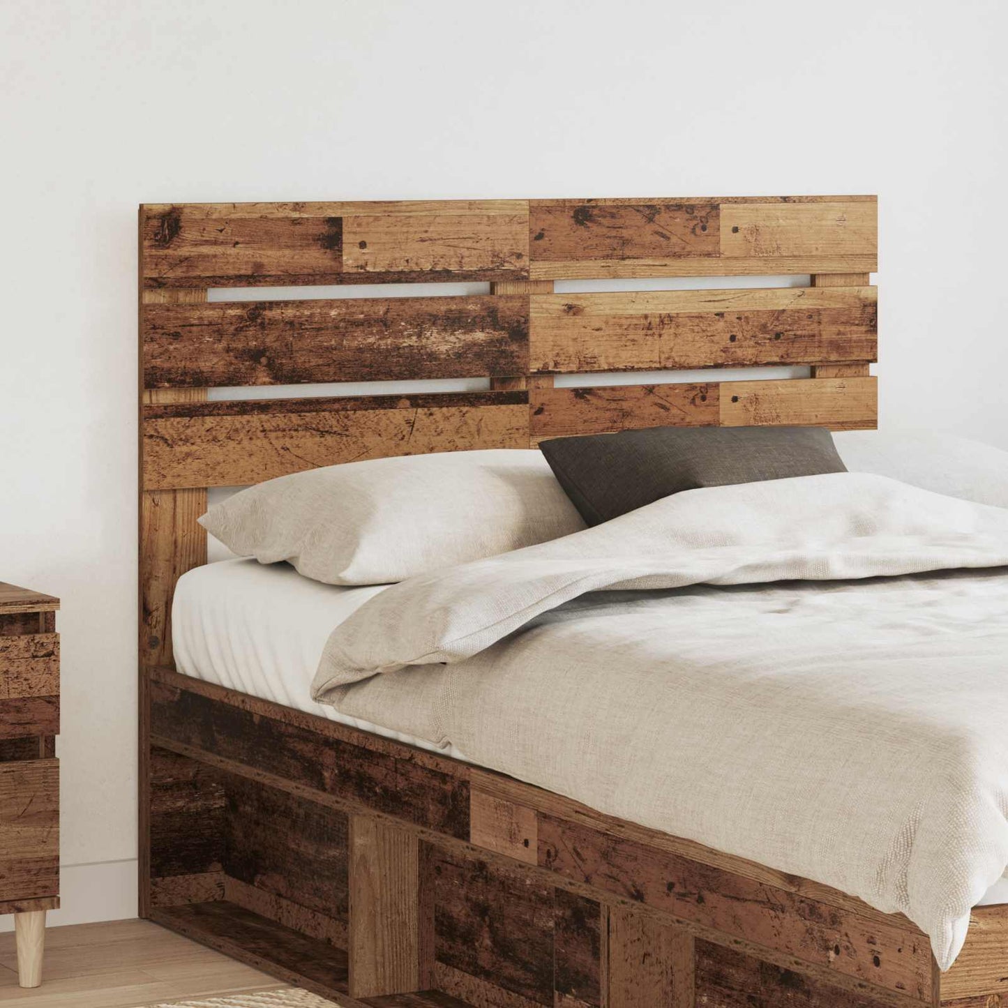 vidaXL Headboard Old Wood Engineered wood