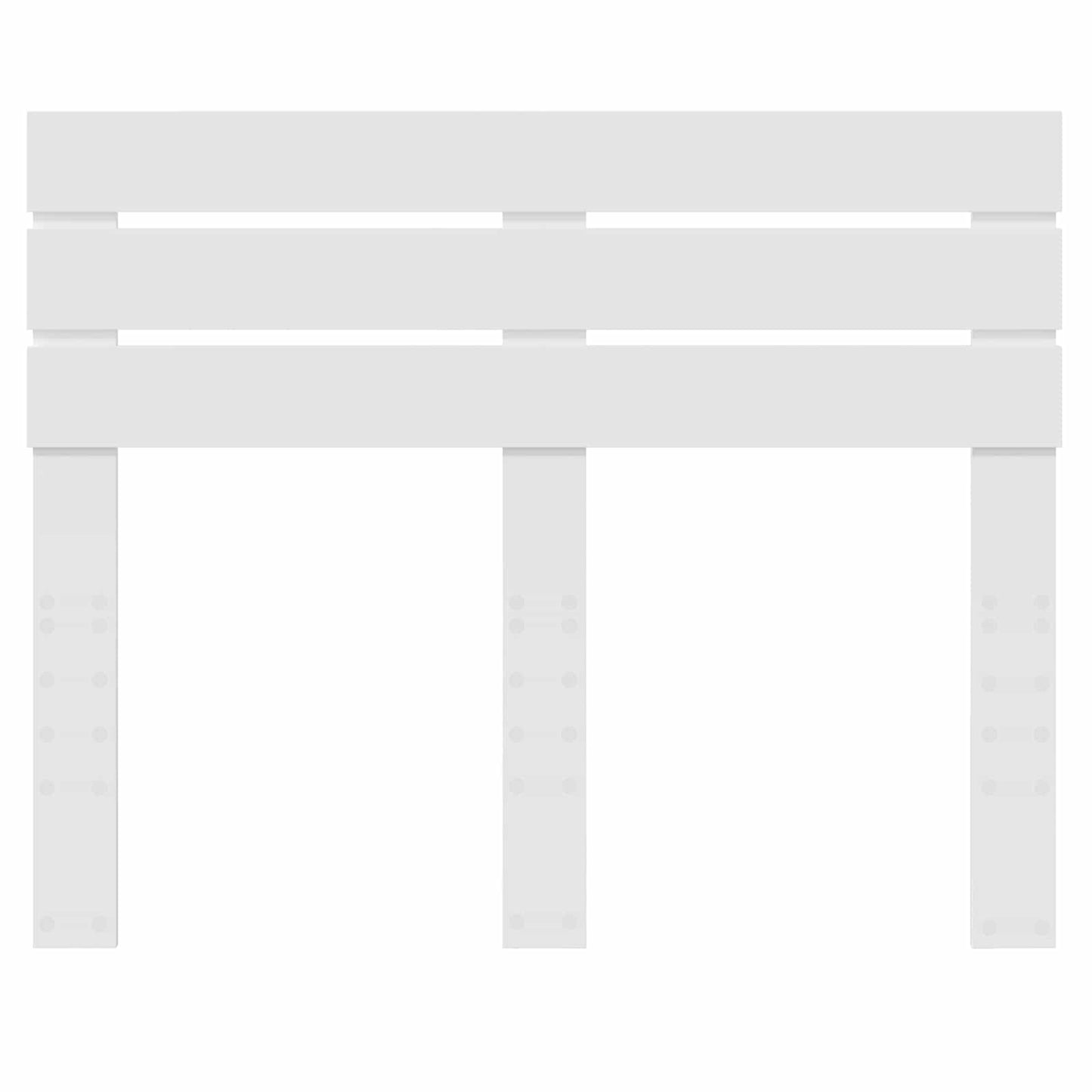 vidaXL Headboard White Engineered wood