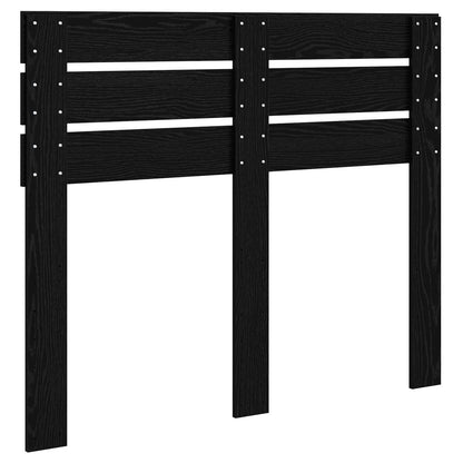 vidaXL Headboard Black Oak Engineered wood