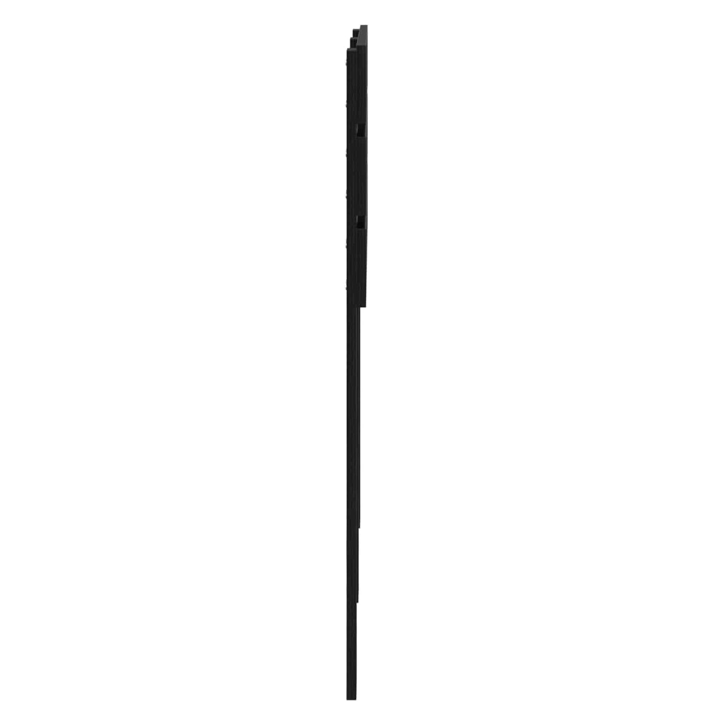 vidaXL Headboard Black Oak Engineered wood