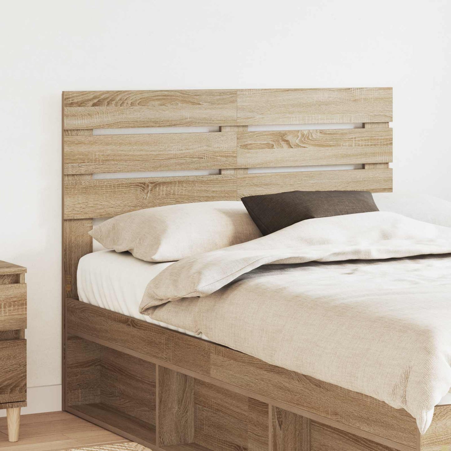 vidaXL Headboard Sonoma Oak Engineered wood