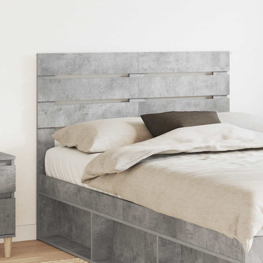 vidaXL Headboard Concrete Grey Engineered wood