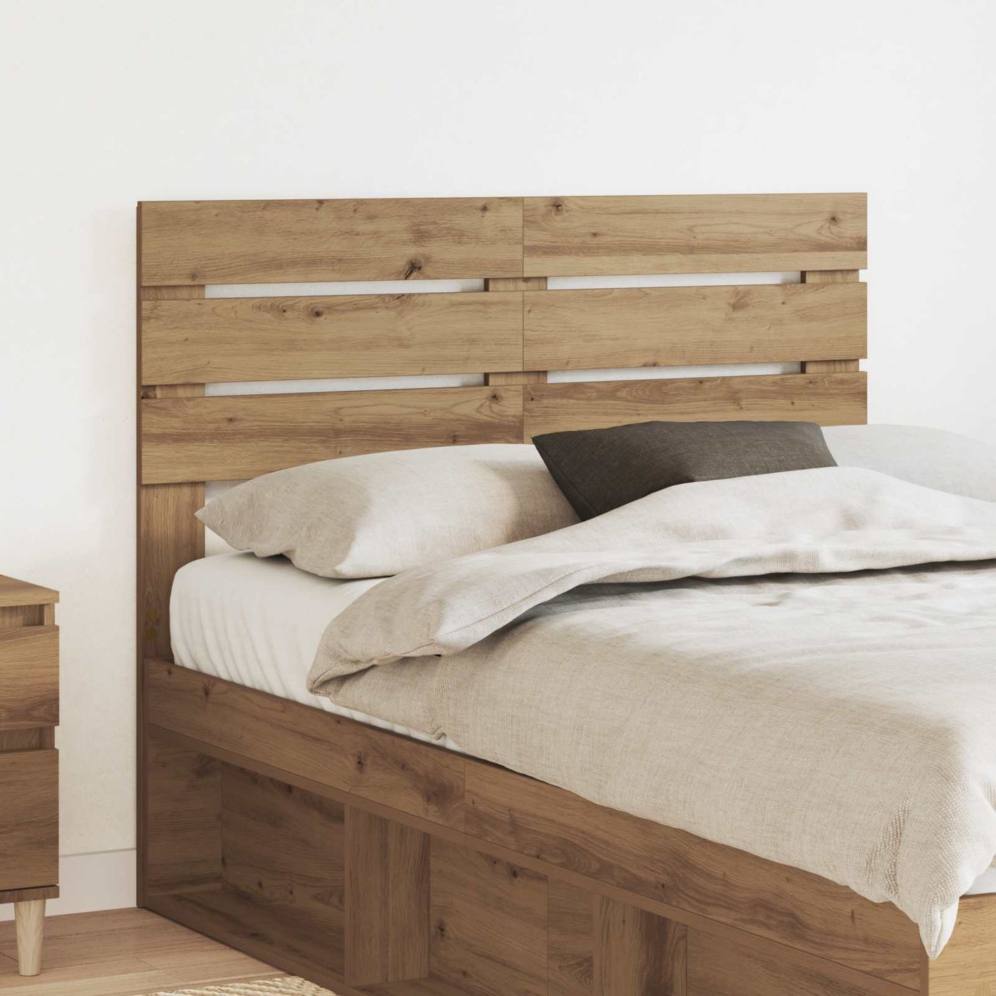 vidaXL Headboard Artisan Oak Engineered wood