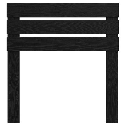 vidaXL Headboard Black Oak Engineered wood