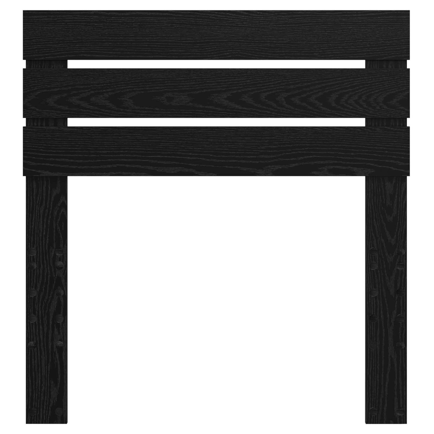 vidaXL Headboard Black Oak Engineered wood