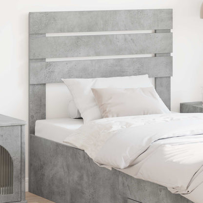 vidaXL Headboard Concrete Grey Engineered wood