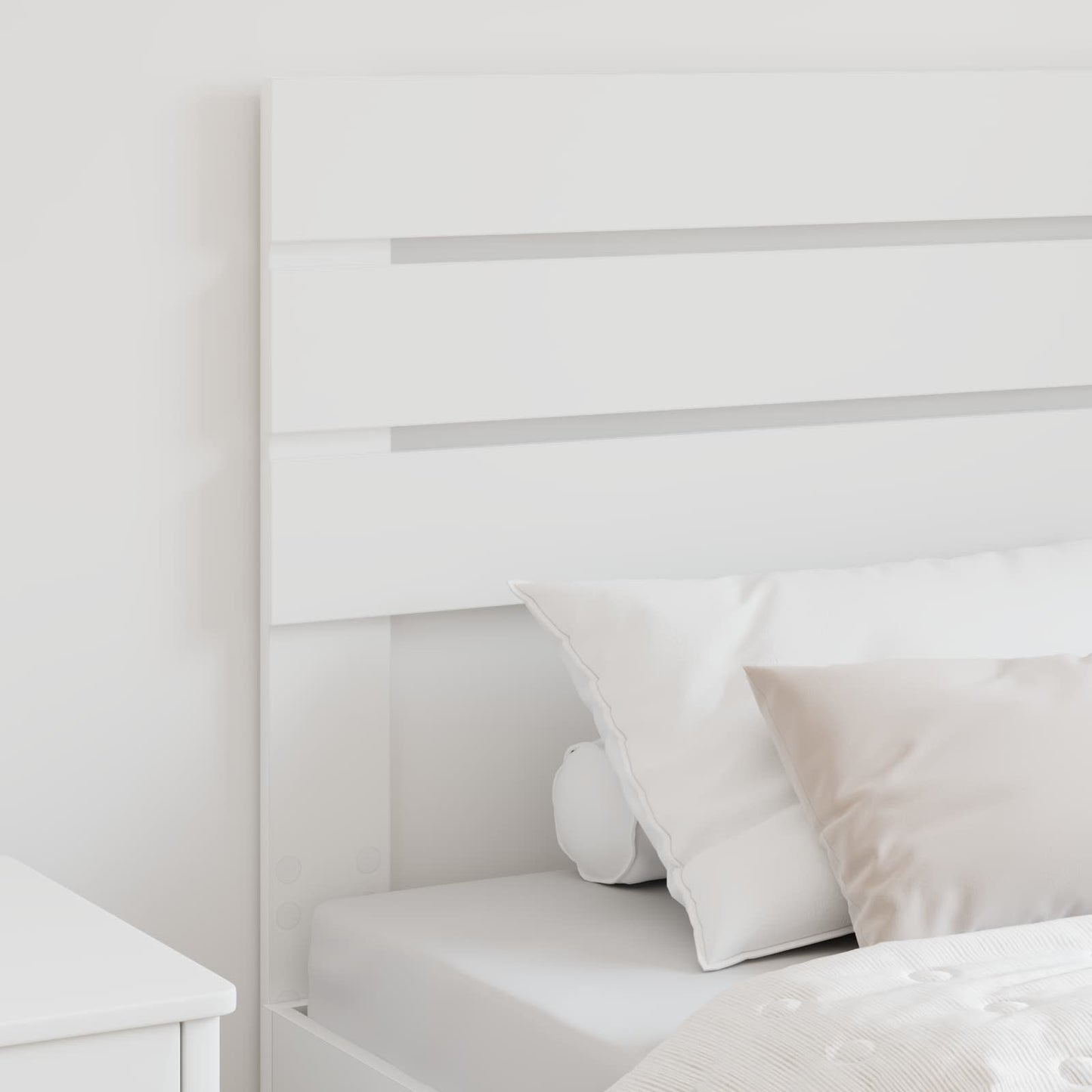 vidaXL Headboard White Engineered wood