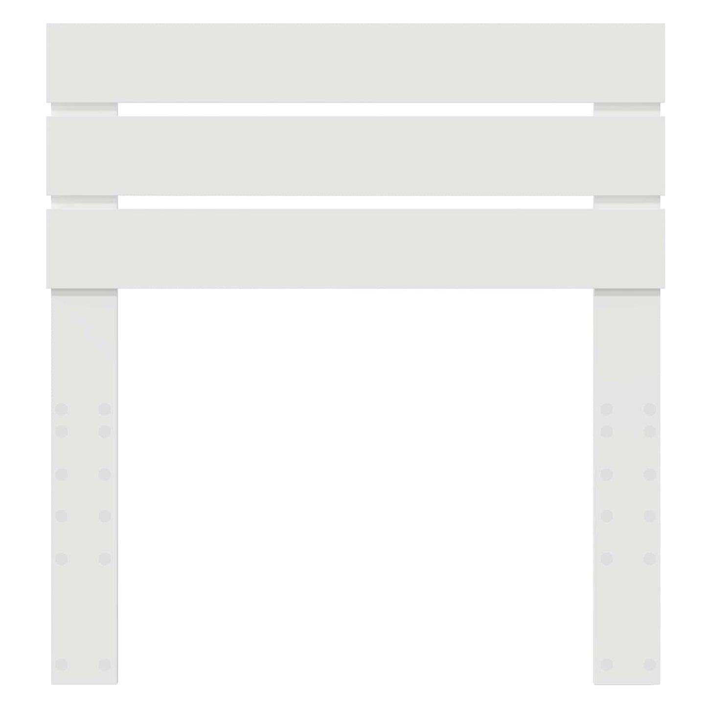 vidaXL Headboard White Engineered wood