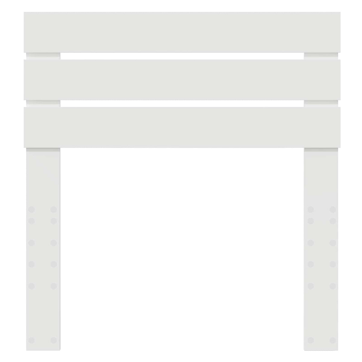 vidaXL Headboard White Engineered wood