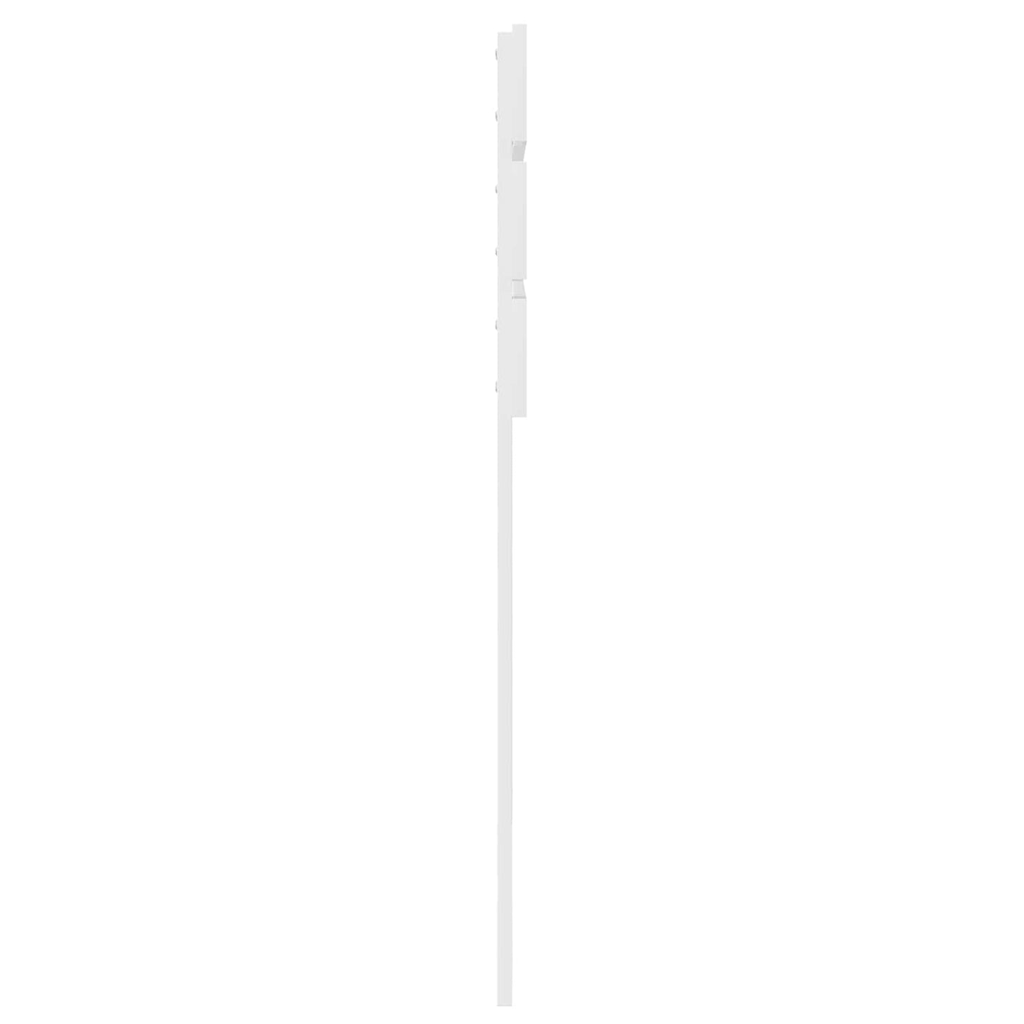 vidaXL Headboard White Engineered wood