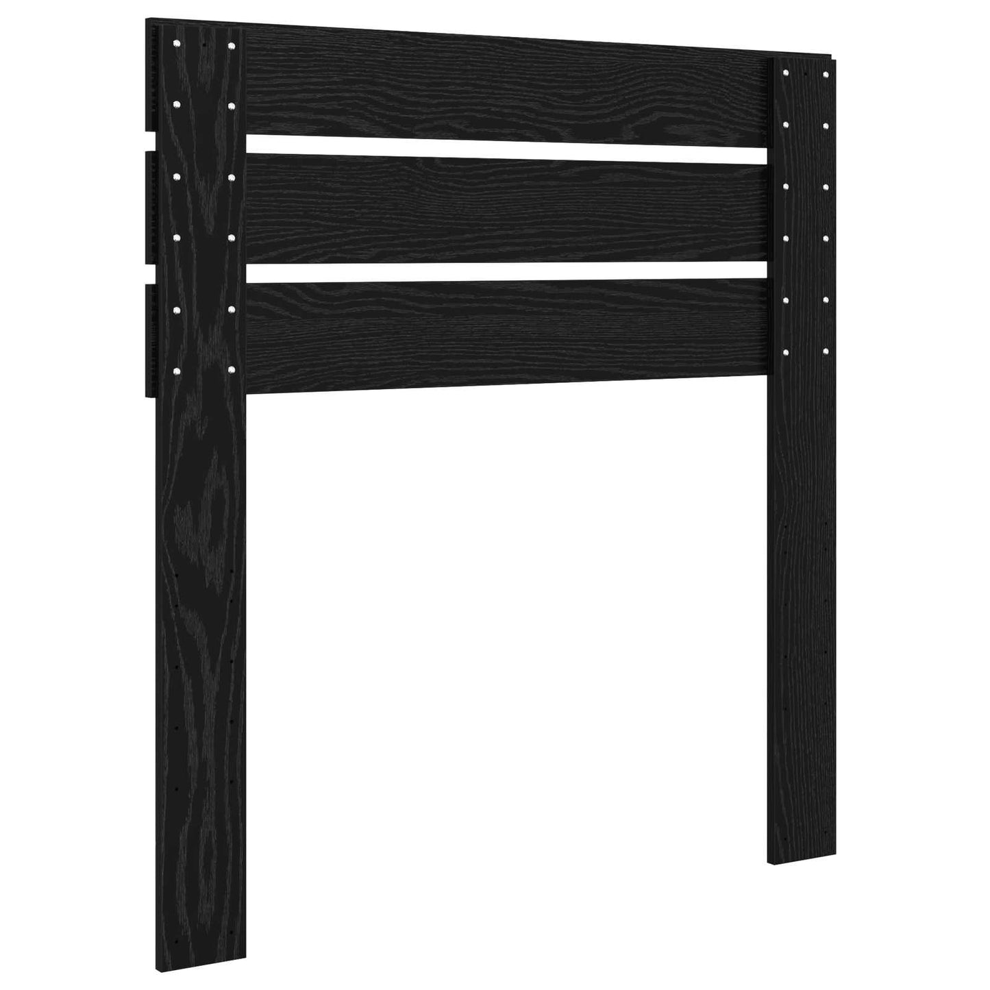 vidaXL Headboard Black Oak Engineered wood