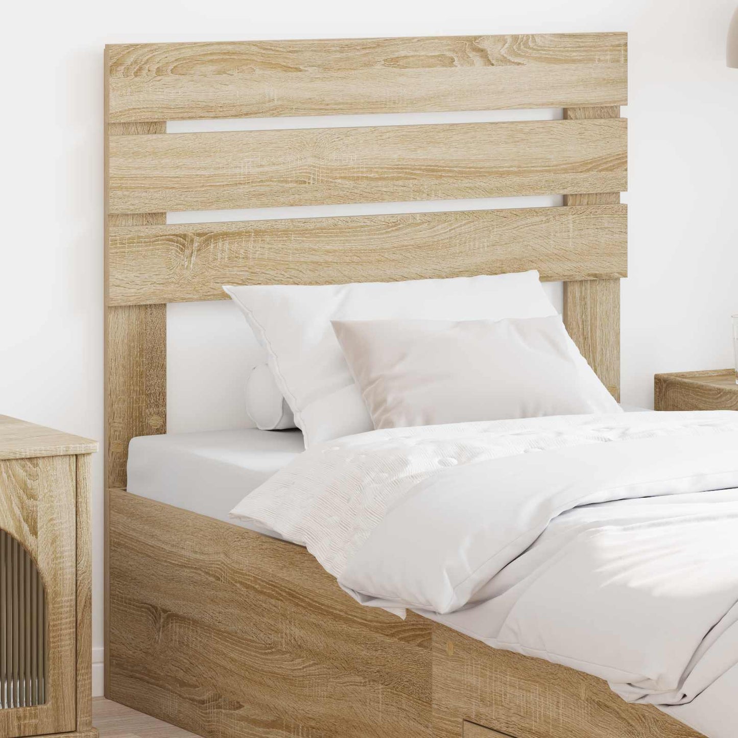 vidaXL Headboard Sonoma Oak Engineered wood