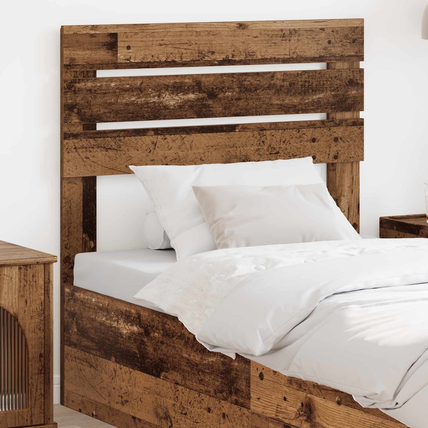 vidaXL Headboard Old Wood Engineered wood
